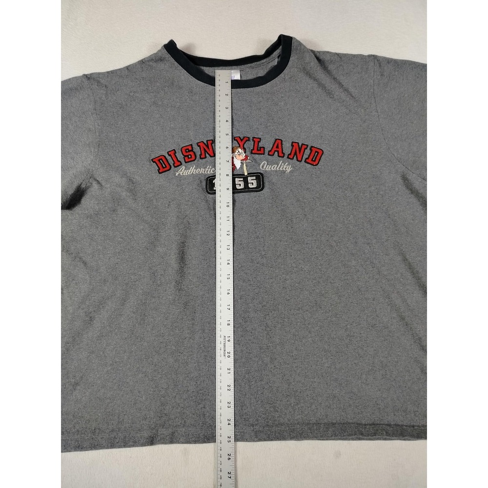 Disneyland Resort Shirt Mens 2XL Gray Grumpy Ringer Snow White Graphic Tee - Picture 6 of 9